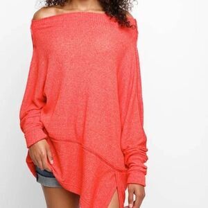 We The Free Coral Tunic Top